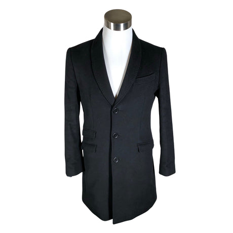 Unisex Sand - Wool coat, size S - Black ()