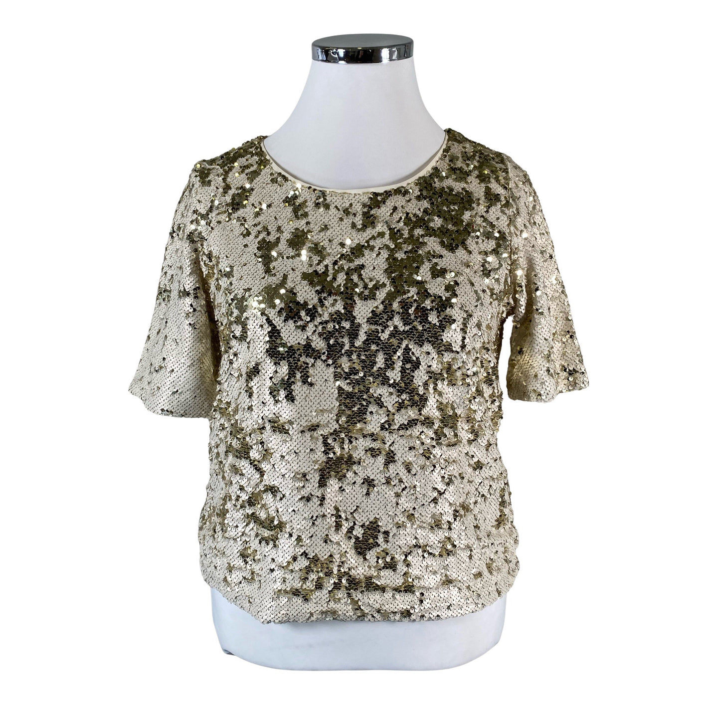 Unisex Lindex - Party shirt, size 40 - Beige (1)