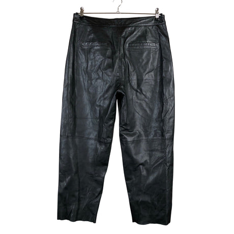 Unisex Selected - Leather pants, size 42 - Black (2)