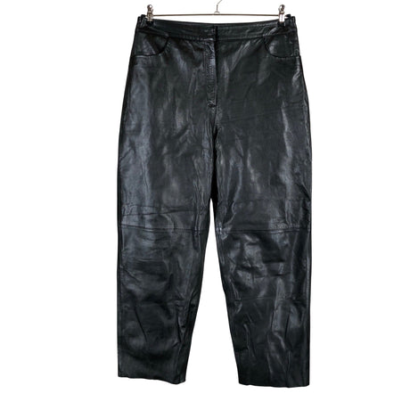 Unisex Selected - Leather pants, size 42 - Black ()