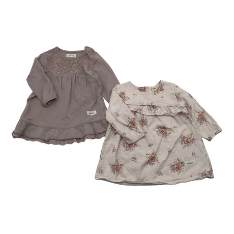 Unisex Newbie - Tricot dress, size 56 - 62 - Violet ()