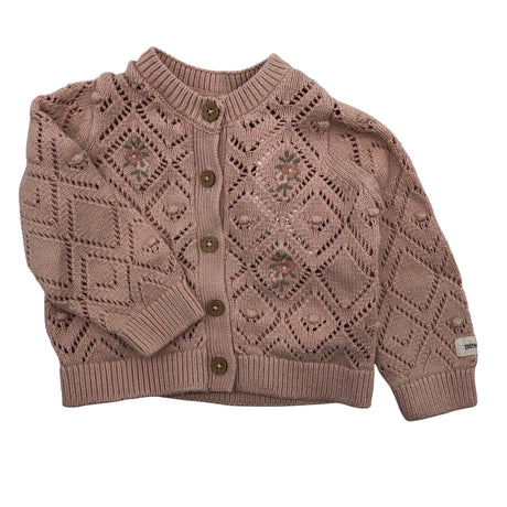 Unisex Newbie - Cardigan, size 56 - 62 - Violet ()