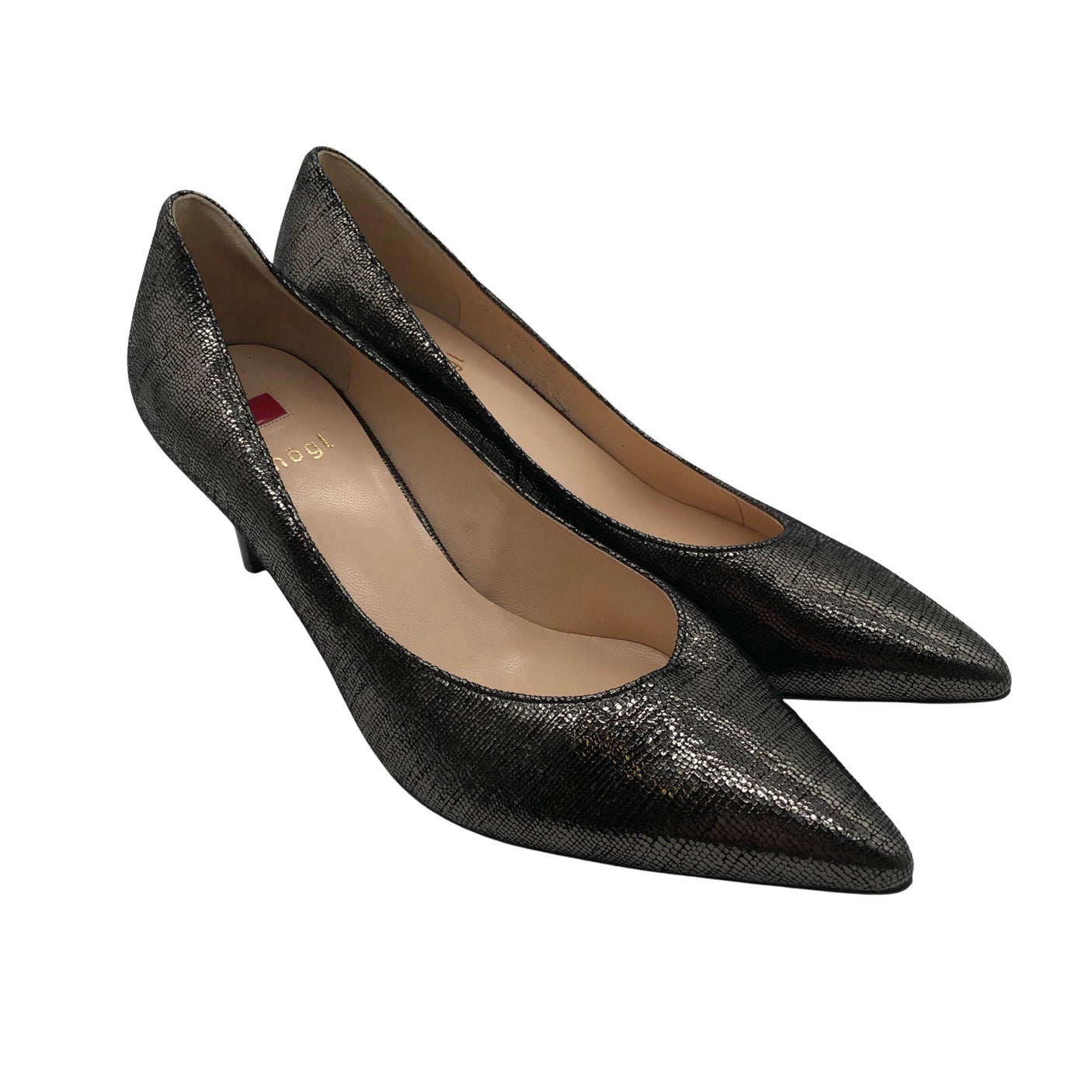 Unisex Högl - Evening high heels, size 38 - Gray (3)