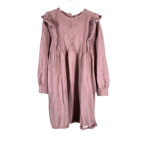 Unisex Newbie - Knit dress, size 122 - 128 - Light pink ()