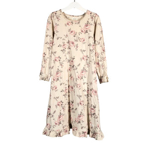 Unisex Newbie - Tricot dress, size 122 - 128 - Beige (1)