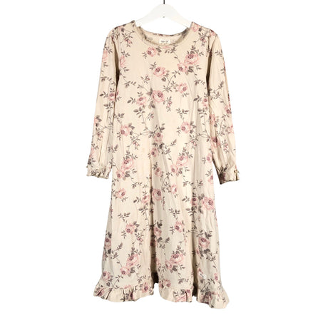 Unisex Newbie - Tricot dress, size 122 - 128 - Beige ()