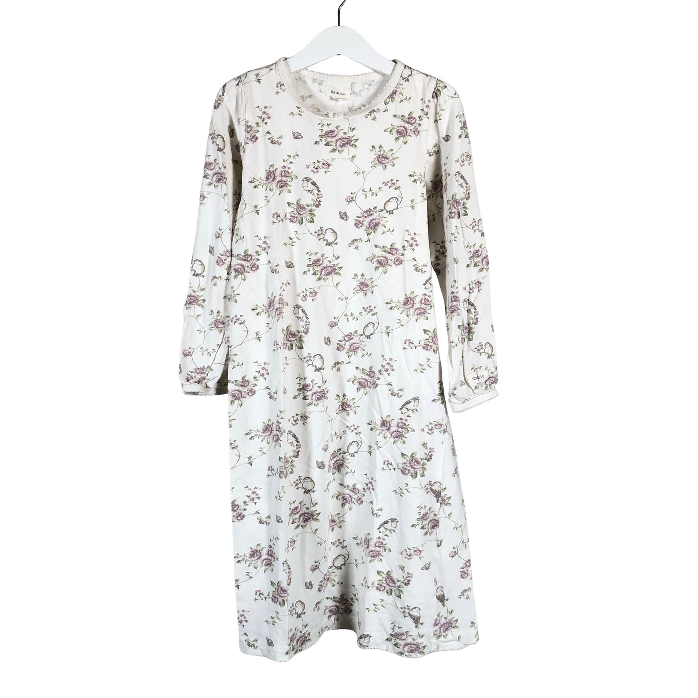 Unisex Newbie - Nightshirt, size 122 - 128 - White (1)
