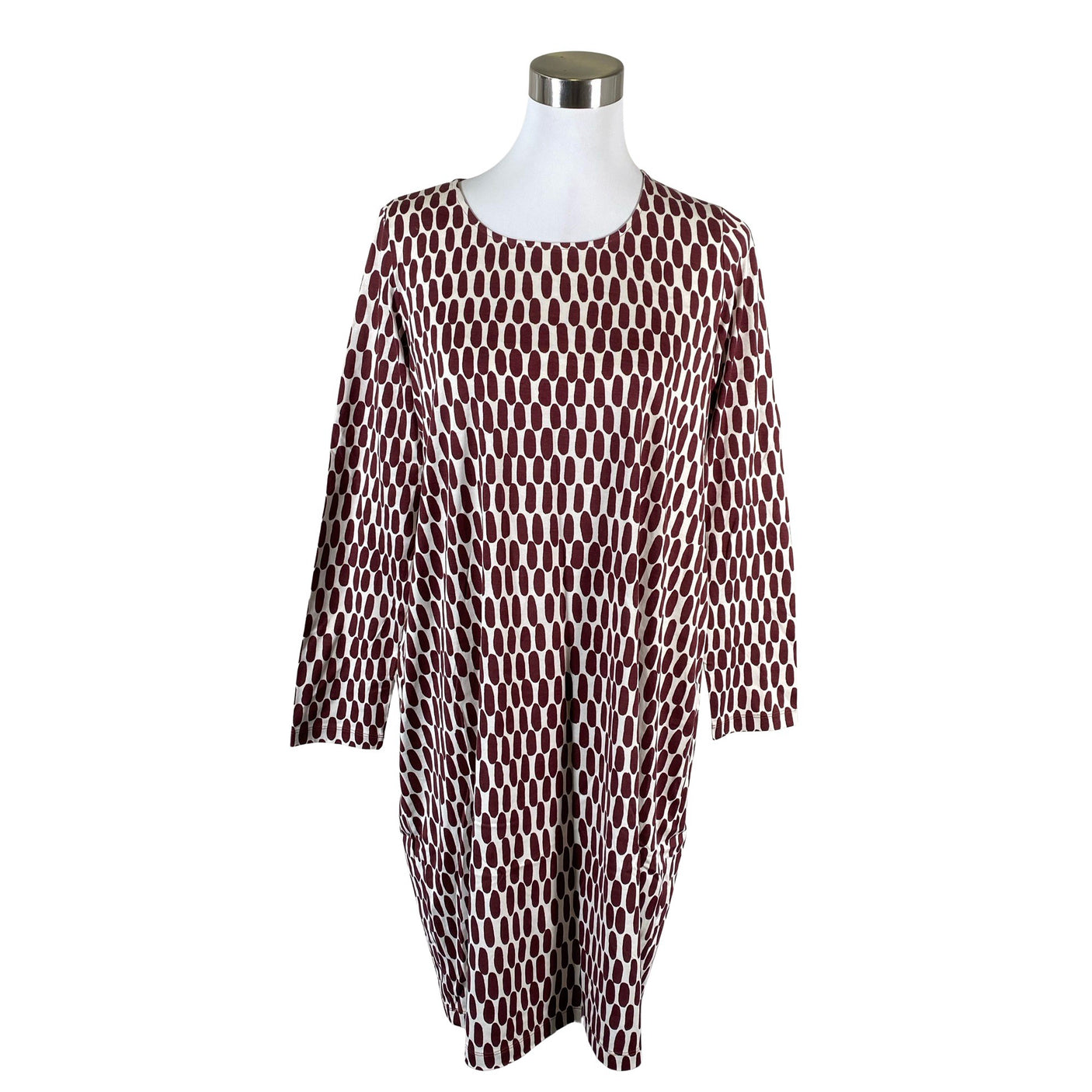 Unisex Marimekko - Tricot dress, size 38 - Brown (1)