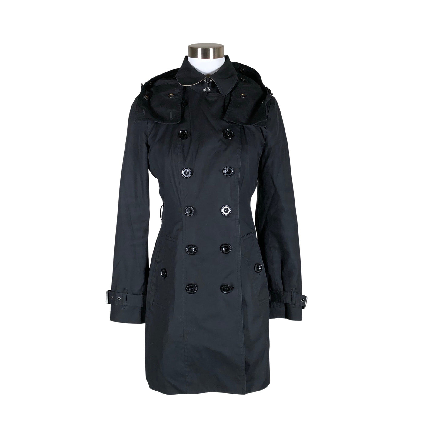 Unisex Burberry Brit - Trench coat, size 36 - Black (1)