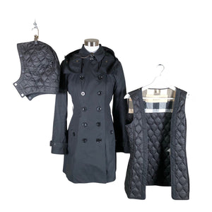 Unisex Burberry Brit - Trench coat, size 36 - Black (3)