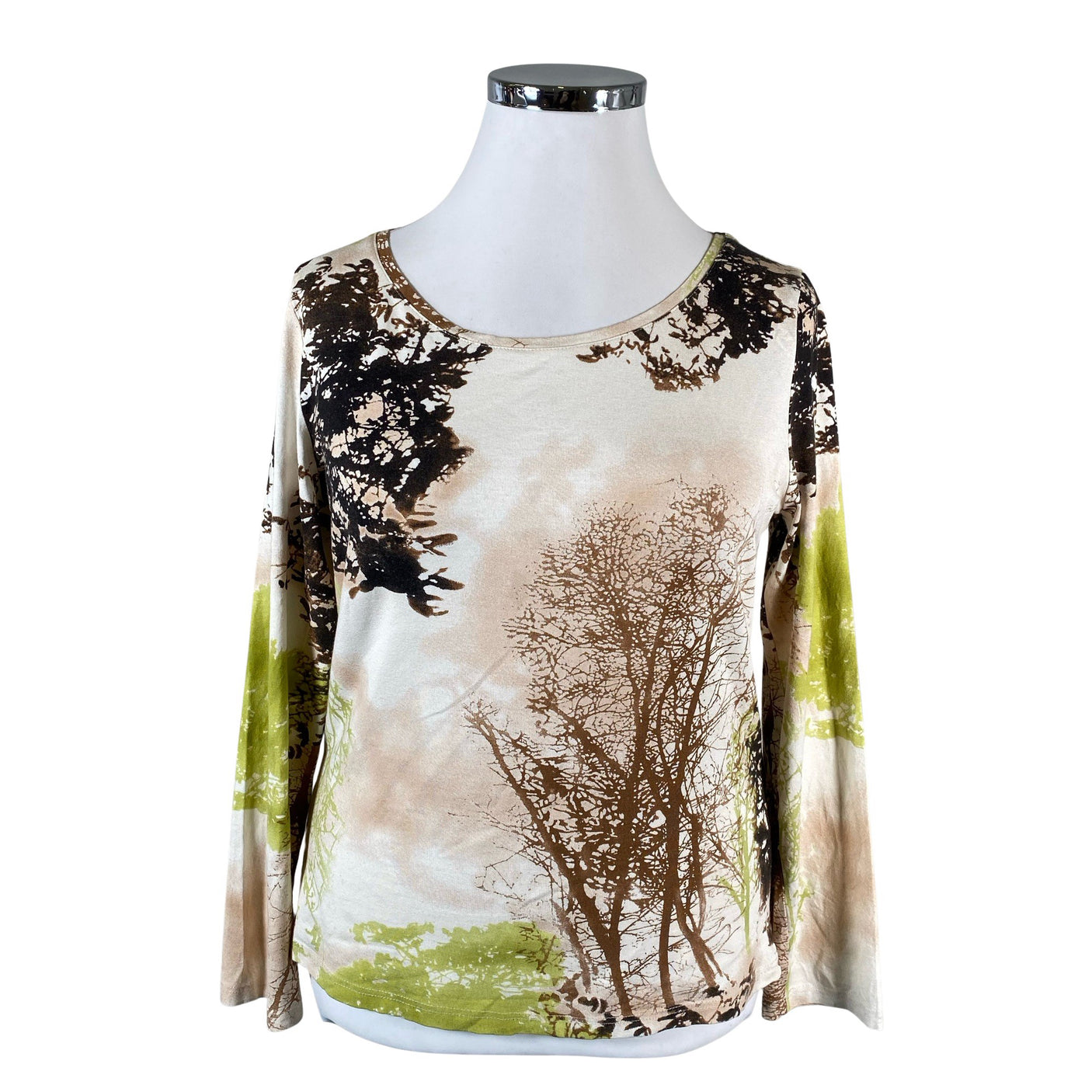 Unisex s.Oliver - Tricot shirt, size 44 - Natural white (1)