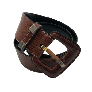 Unisex Escada - Leather belt, size No size - Brown (1)