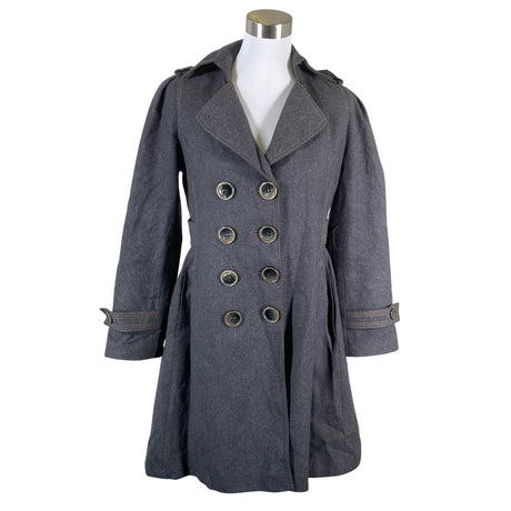 Unisex MasCara - Wool coat, size 36 - Gray ()