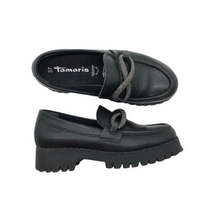 Unisex Tamaris - Loafers, size 37 - Black (1)