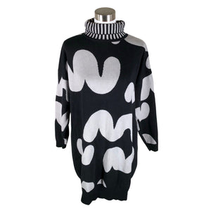 Unisex Papu - Knit dress, size 38 - Black (1)