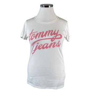 Unisex Tommy Jeans (Tommy Hilfiger) - T-shirt, size 42 - White (1)
