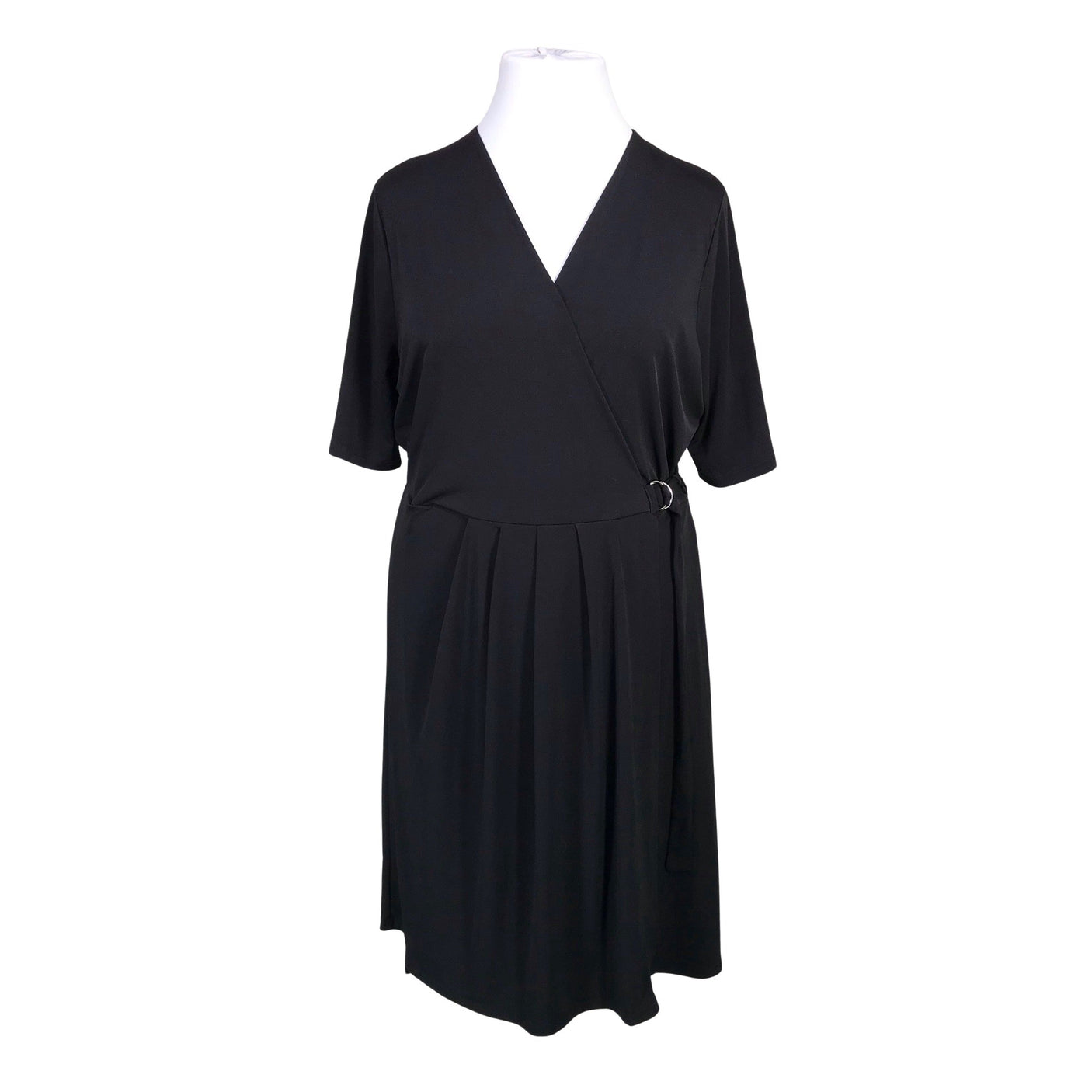 Unisex Lindex - Schiffon dress, size 44 - Black (1)