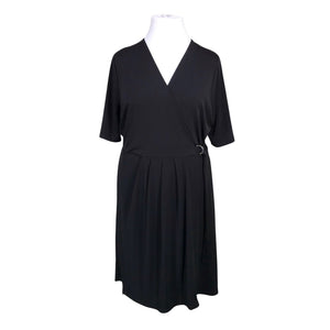 Unisex Lindex - Schiffon dress, size 44 - Black (1)