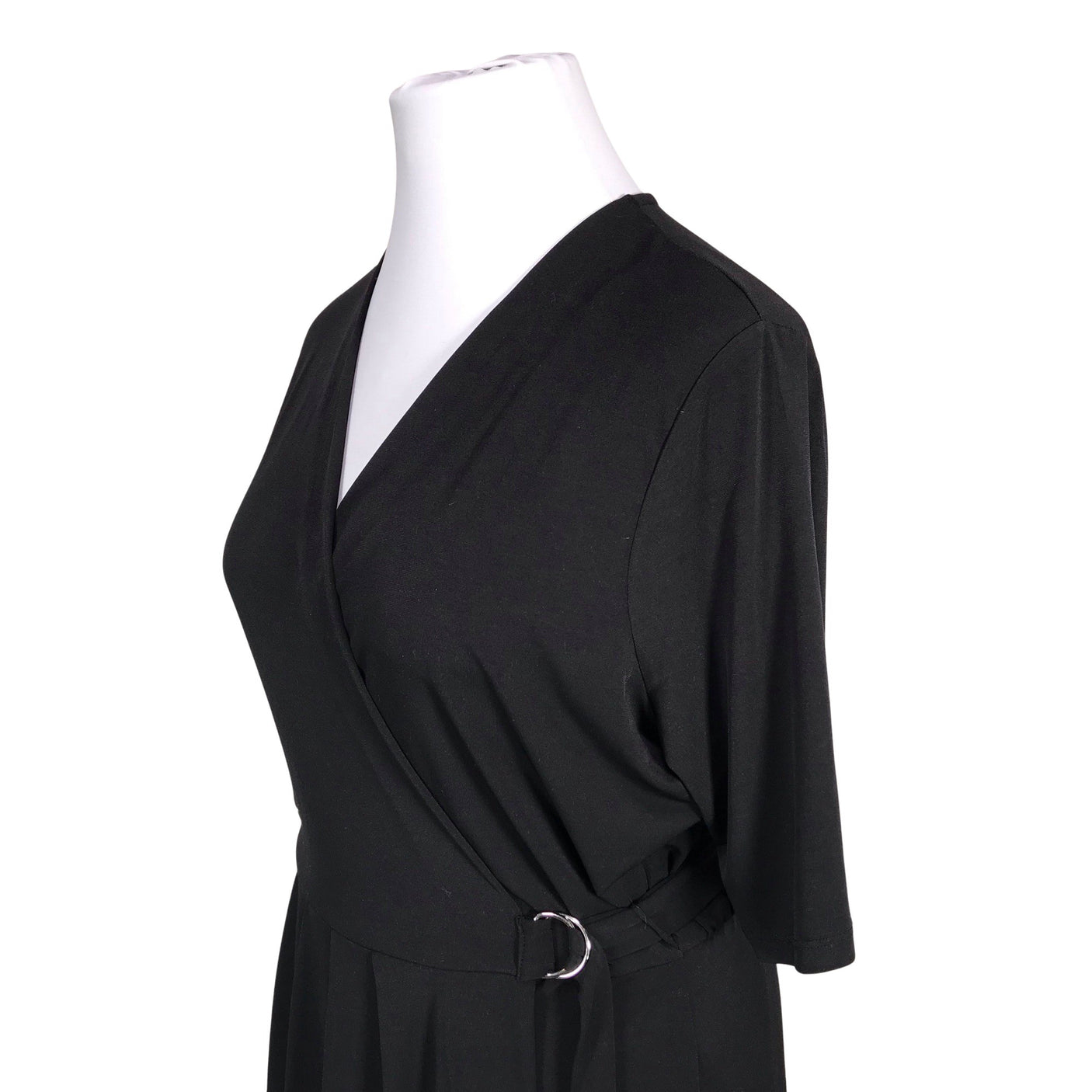 Unisex Lindex - Schiffon dress, size 44 - Black (2)