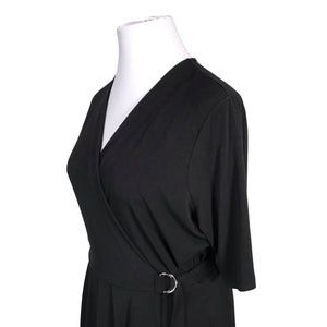 Unisex Lindex - Schiffon dress, size 44 - Black (2)