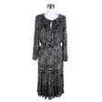 Unisex Rue de Femme - Schiffon dress, size 38 - Black ()
