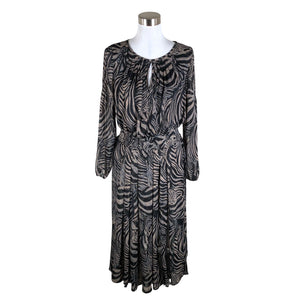 Unisex Rue de Femme - Schiffon dress, size 38 - Black (1)