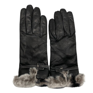 Unisex Sermoneta Gloves - Leather gloves, size No size - Black (1)