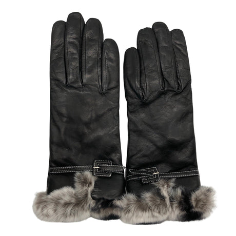 Unisex Sermoneta Gloves - Leather gloves, size No size - Black ()