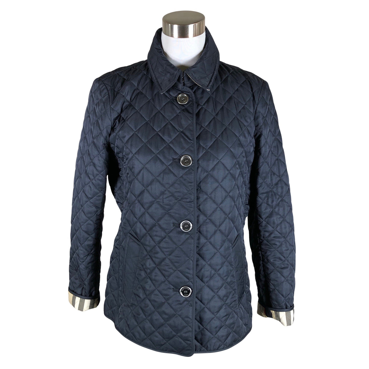 Unisex Burberry - Quilted jacket, size 40 - Blue (1)
