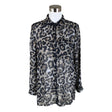 Unisex Free Quent - Schiffon tunic, size 36 - Gray ()