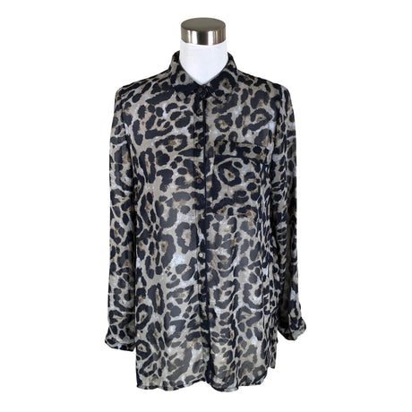 Unisex Free Quent - Schiffon tunic, size 36 - Gray ()