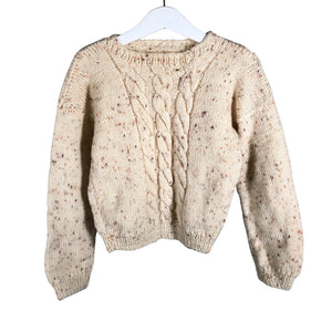 Unisex Handmade - Sweater, size 116 - 122 - Beige (1)