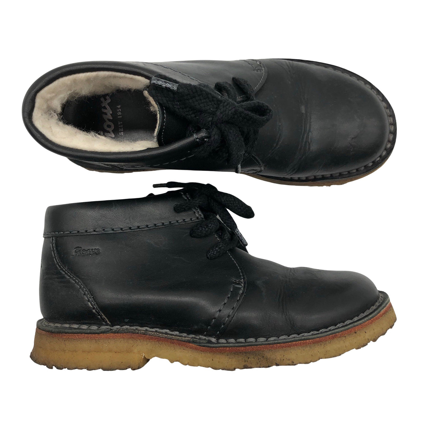 Unisex Sioux - Ankle boots, size 38 - Black (1)