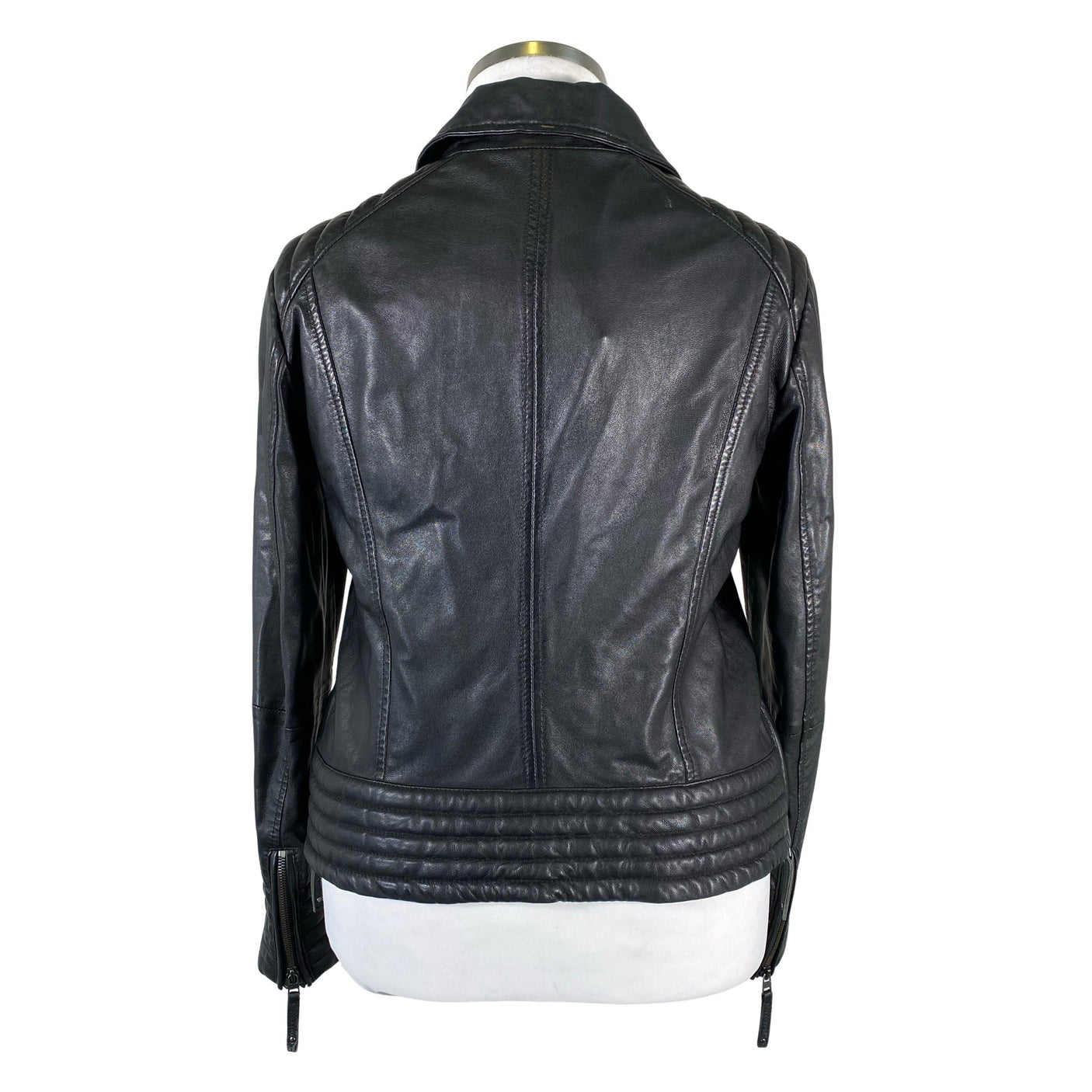 Unisex Esprit - Leather jacket, size 42 - Black (2)