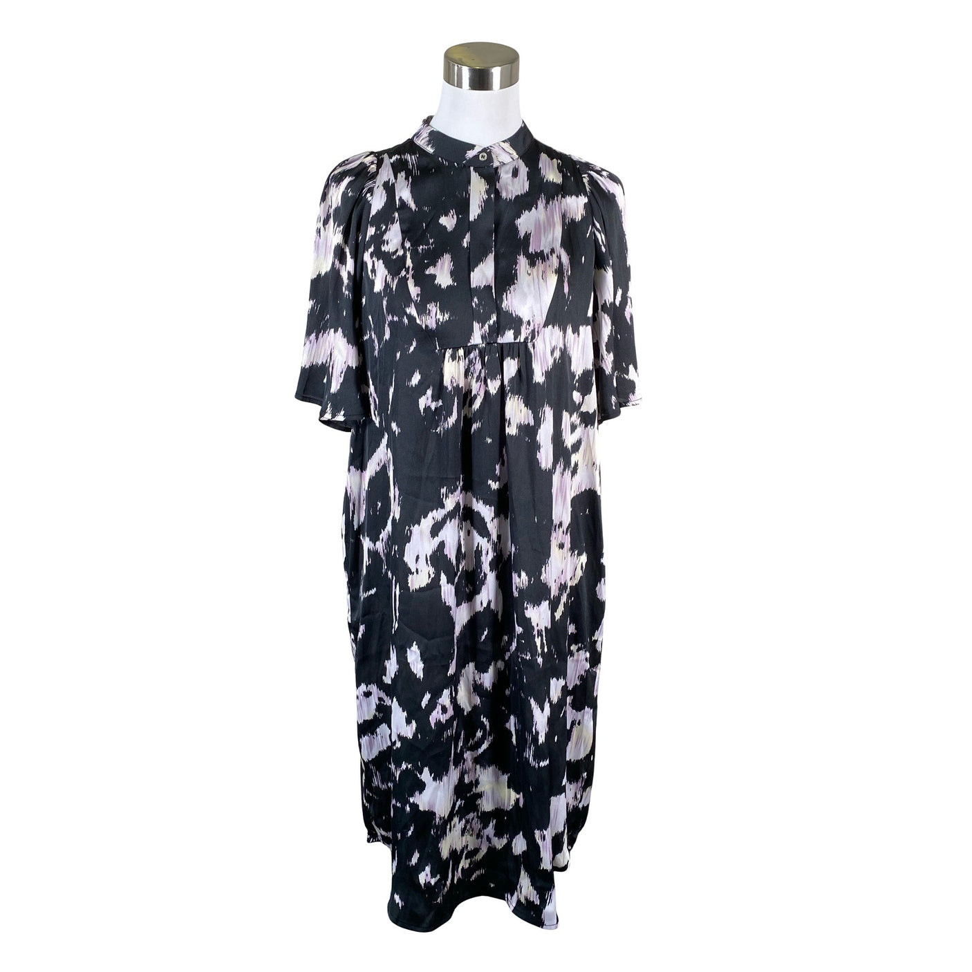 Unisex Co'couture - Schiffon dress, size 36 - Black (1)