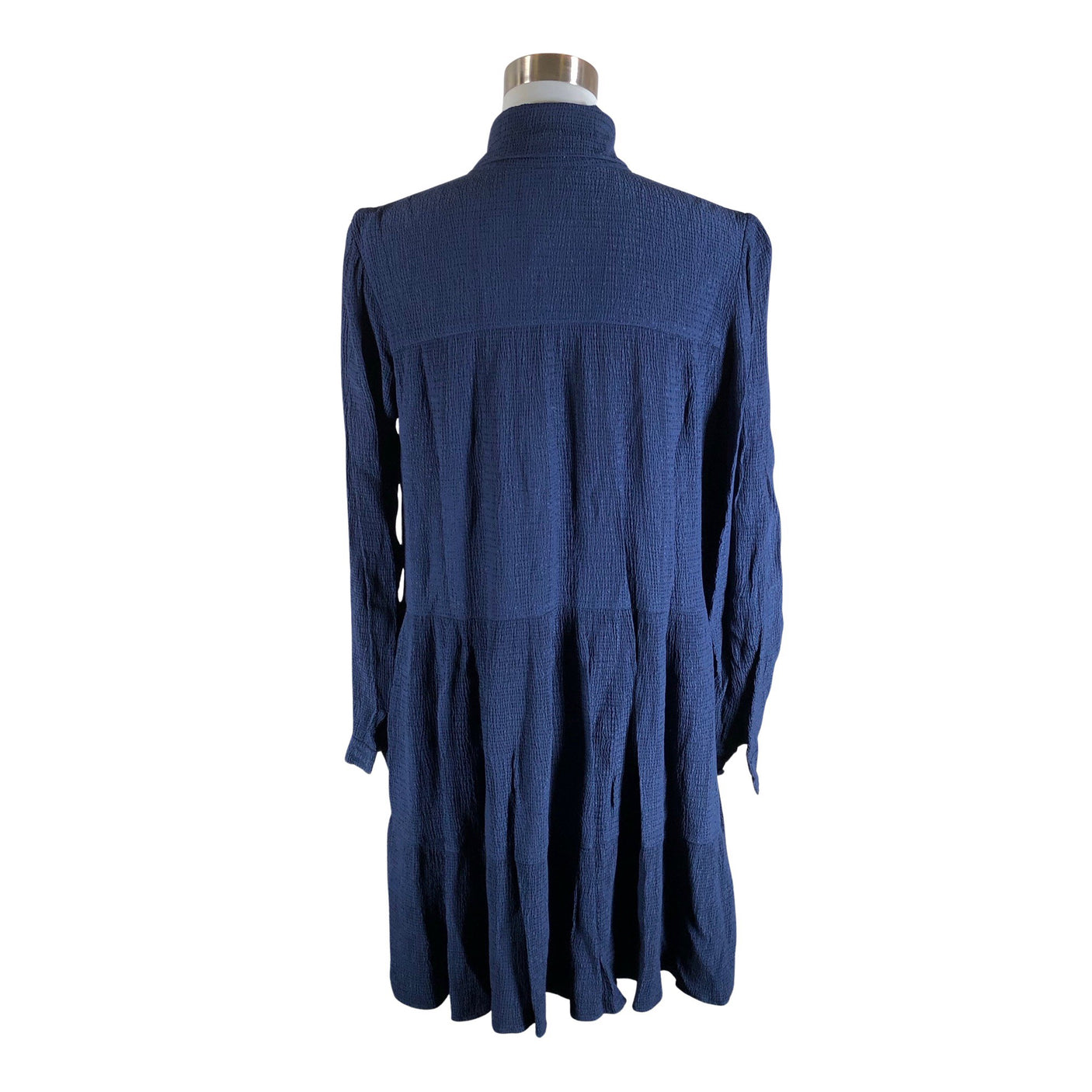 Unisex Sézane - Schiffon dress, size 40 - Blue (2)