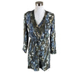 Unisex Point Virgule - Schiffon tunic, size 38 - Blue ()
