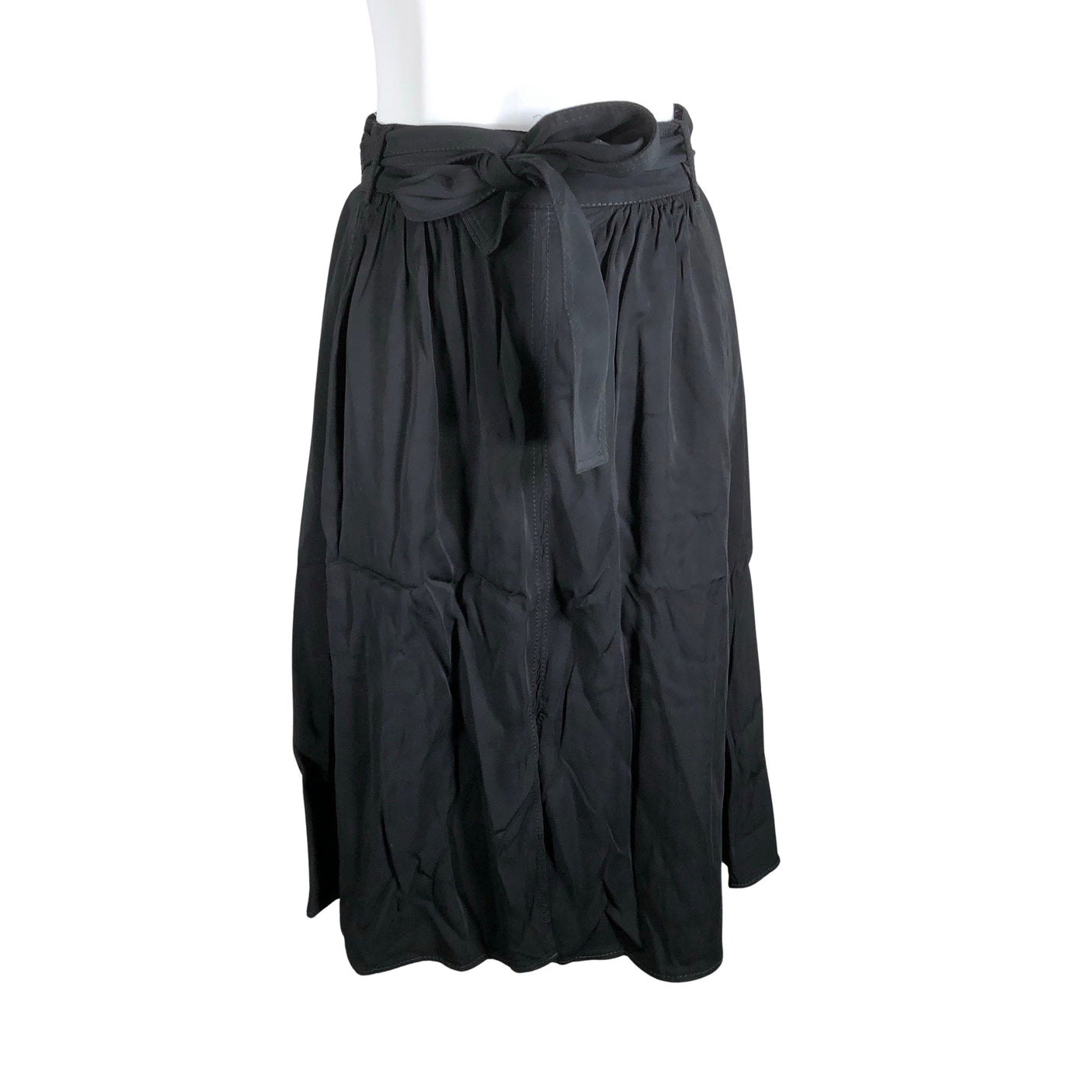 Unisex Massimo Dutti - Fabric skirt, size 38 - Black (1)