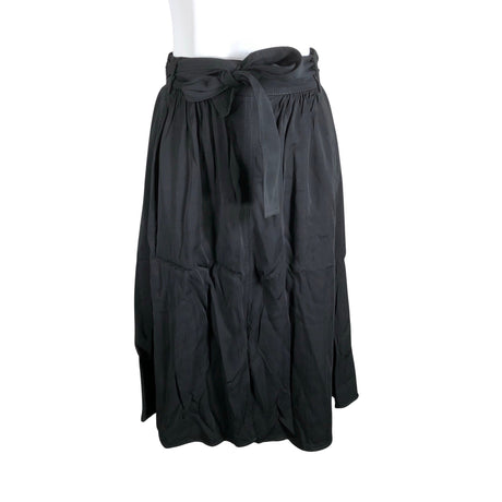 Unisex Massimo Dutti - Fabric skirt, size 38 - Black ()