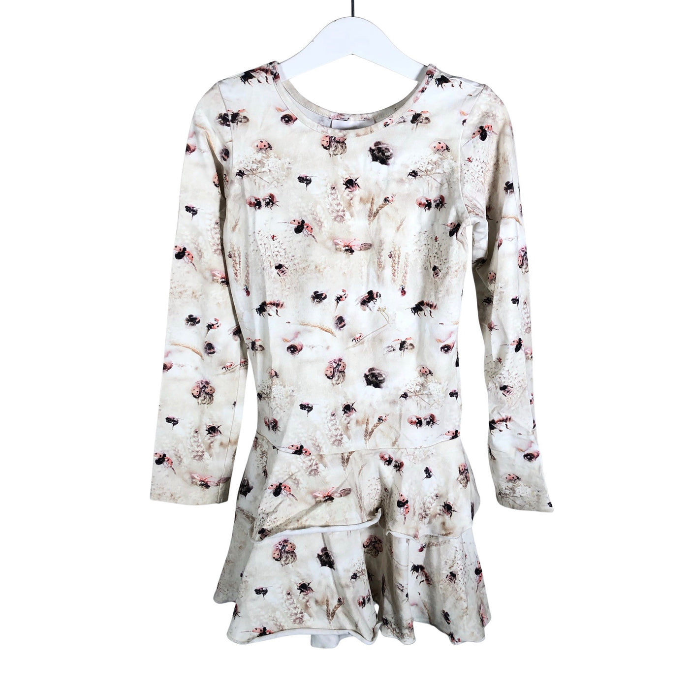 Unisex Gugguu - Tricot dress, size 128 - 134 - White (1)
