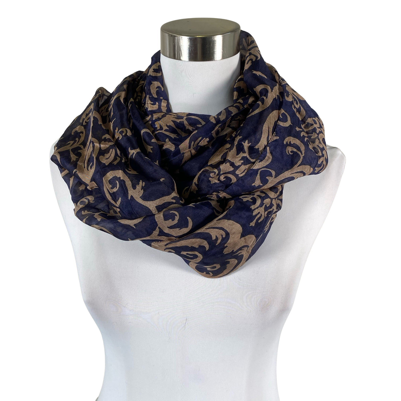 Unisex Lasessor - Circle scarf, size Midi - Blue (1)