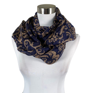 Unisex Lasessor - Circle scarf, size Midi - Blue (1)
