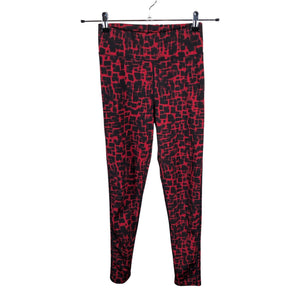 Unisex David - Sports tights, size 36 - Wine red (1)