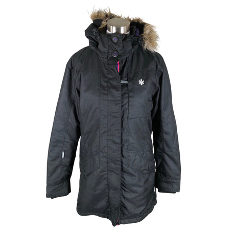 Unisex Áhkká - Winter jacket, size 38 - Black ()