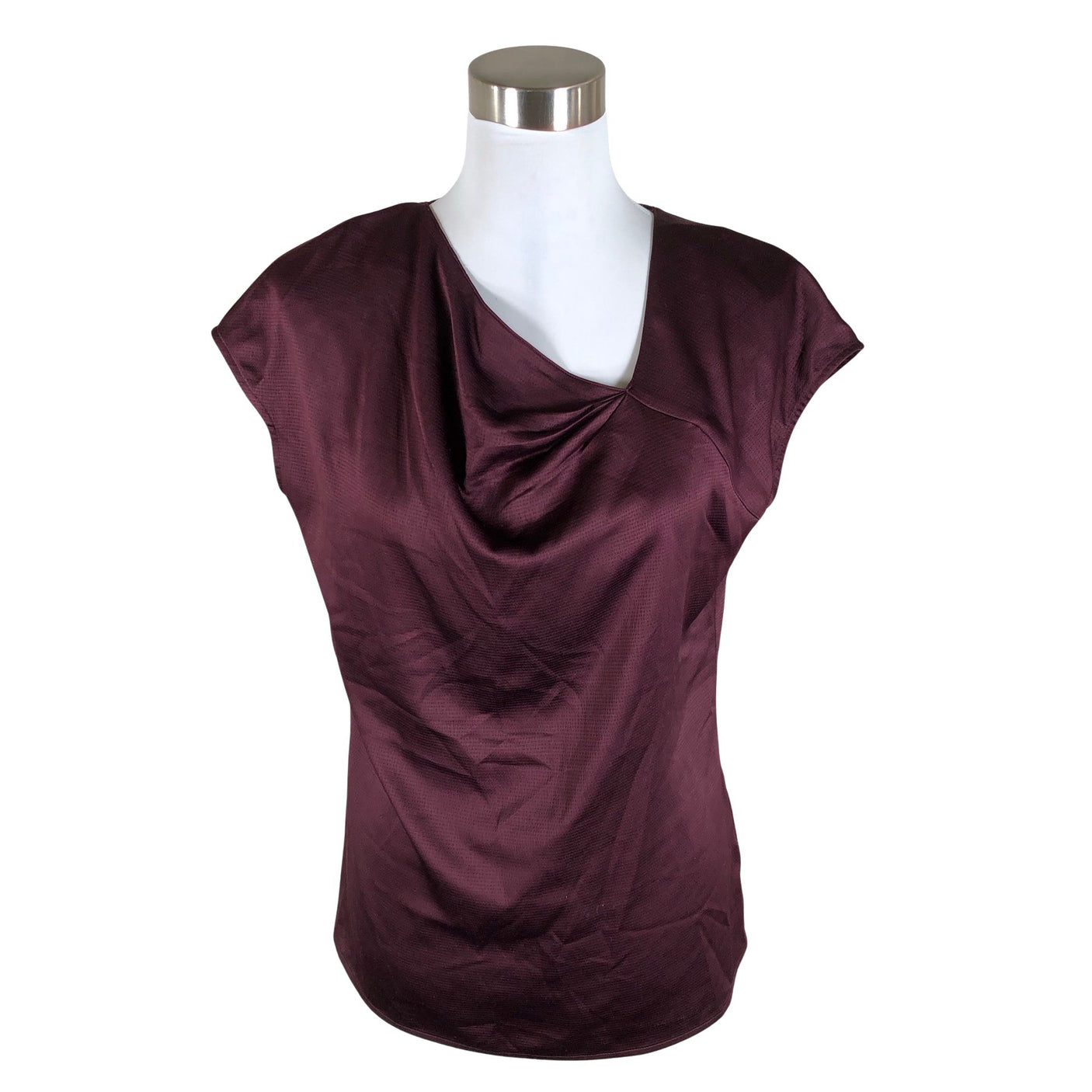 Unisex Esprit - Short-sleeved blouse, size 38 - Wine red (1)