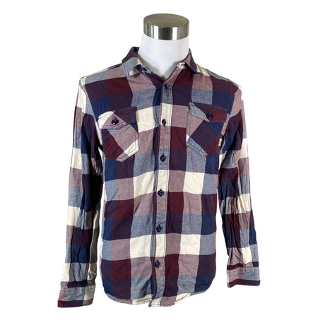 Unisex Vans - Flannel shirt, size S - Wine red ()