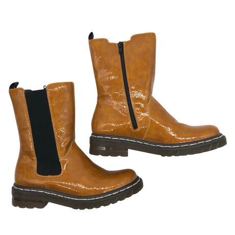 Unisex Rieker - Ankle boots, size 38 - Orange ()