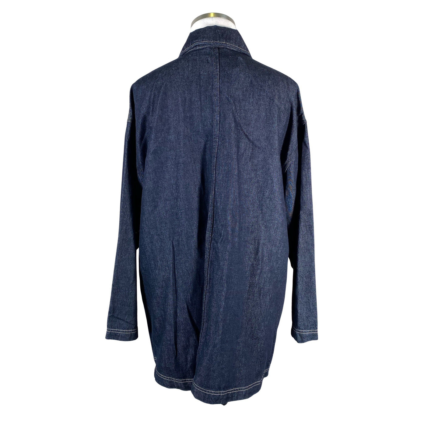 Unisex Lindex - Denim jacket, size 44 - Blue (2)