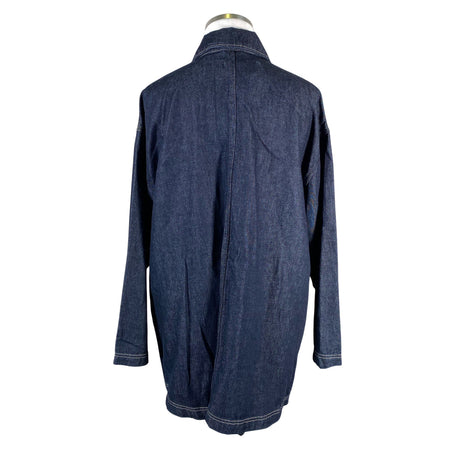 Unisex Lindex - Denim jacket, size 44 - Blue (2)