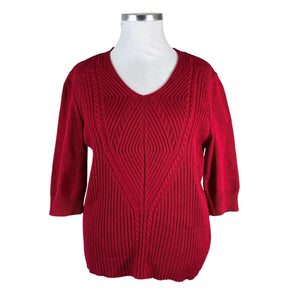 Unisex Olsen - Sweater, size 48 - Wine red (1)